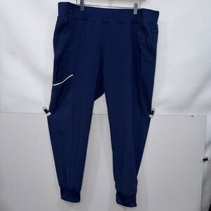 Cherokee Infinity Women Cargo Jogger Scrub Pants XL CK110A Extra Large Navy  Blu